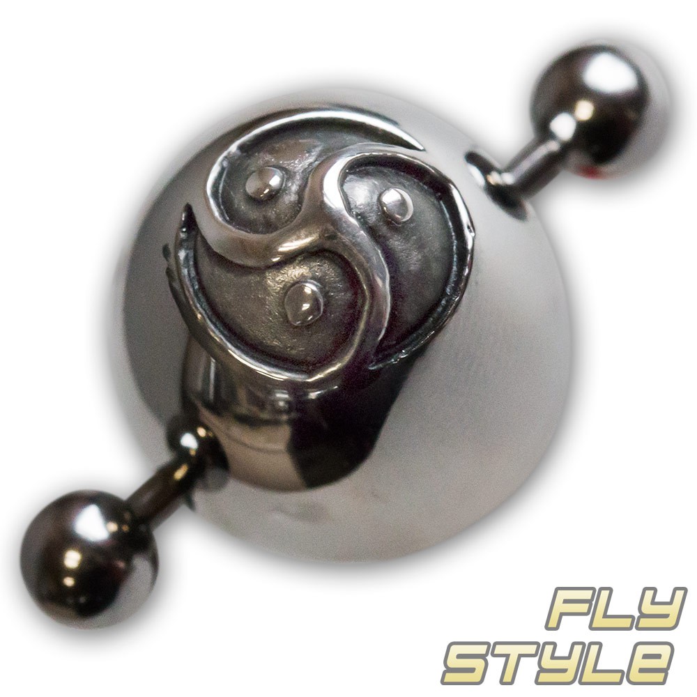 Nipple Shield Stainless Steel BDSM Triskel chest nipple piercing