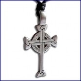 Zinn Anh�nger  Keltisches Knoten Kreuz 