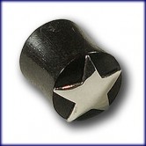 Horn Plug mit Silber  Stern 