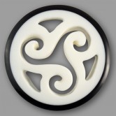 Horn Flesh Tunnel  Bone Trisquel 
