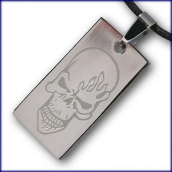 Edelstahl Anh�nger  Skull 