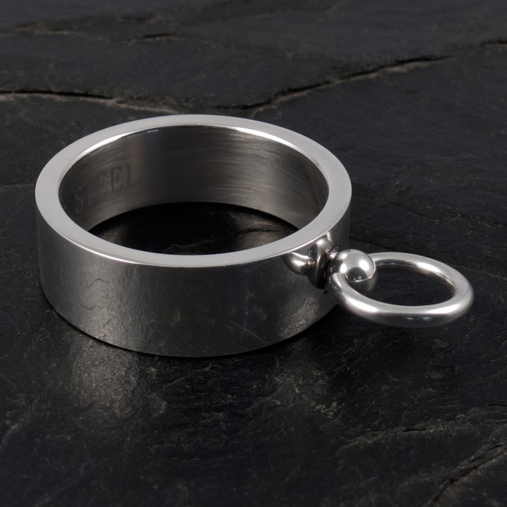 Story Of O Ring Stainless Steel - with removable Slave Ring Rings Rings 
