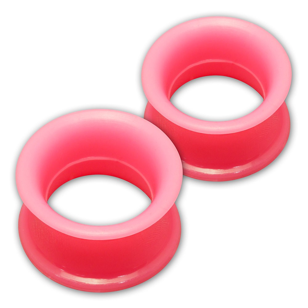 4 Paar Silikon Ohr Tunnel - Weiche Flesh Tunnels 3-25mm